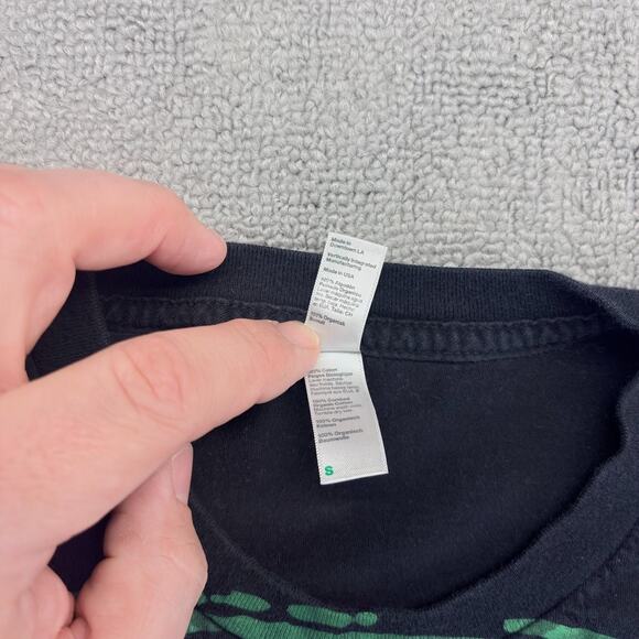 Dogfish Brewery Shirt Mens Sm. Black Long Sleeve Double Sided Graphic Craft Beer - Picture 3 of 7